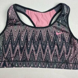 Nike GRY/PNK Unlined Wireless Lounge/Sports, M *P1043